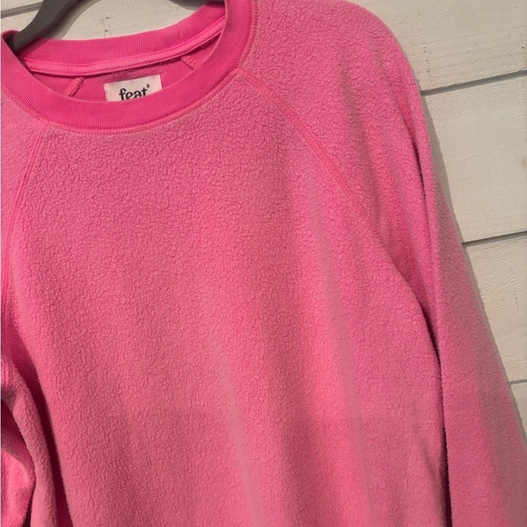 FEAT Clothing Blanket Blend Fleece Crew Pullover
Sweatshirt PINK S - Picture 11 of 11